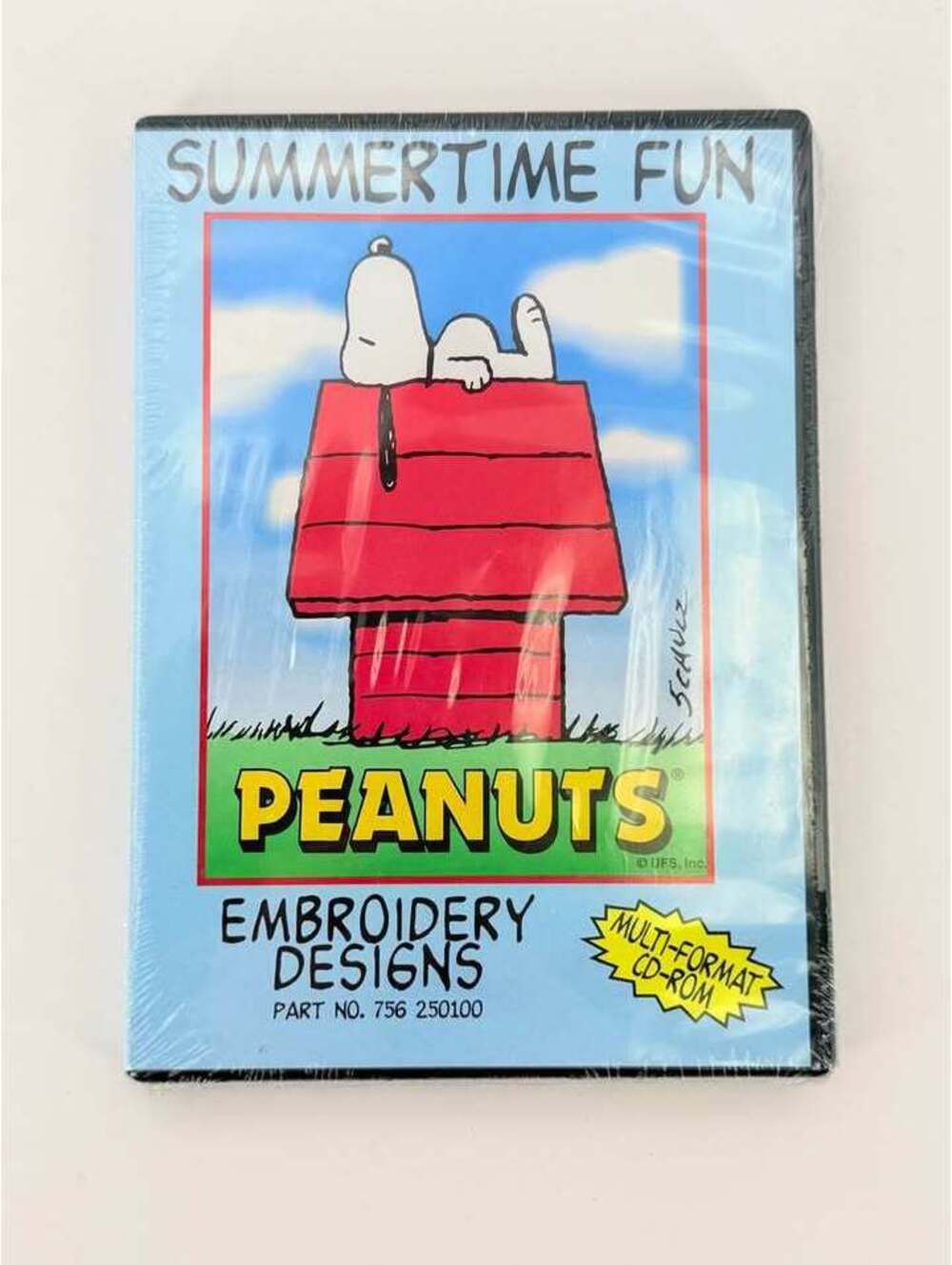 Peanuts Summertime Fun Embroidery Designs Multi-Format CD-ROM